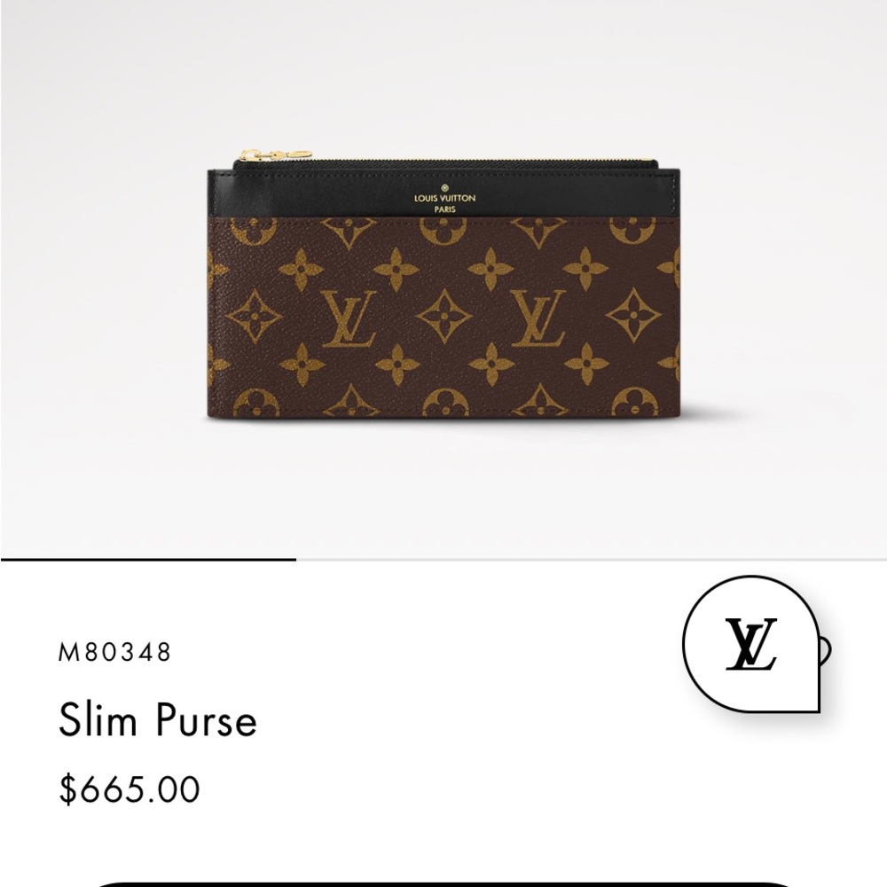 Louis Vuitton slim purse-Brand New never used